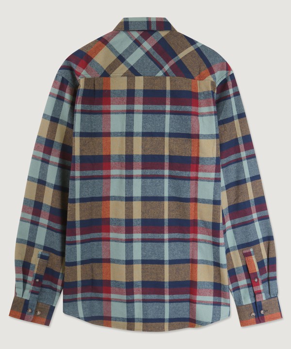 Flannel Shirt (Burgundy Plaid)