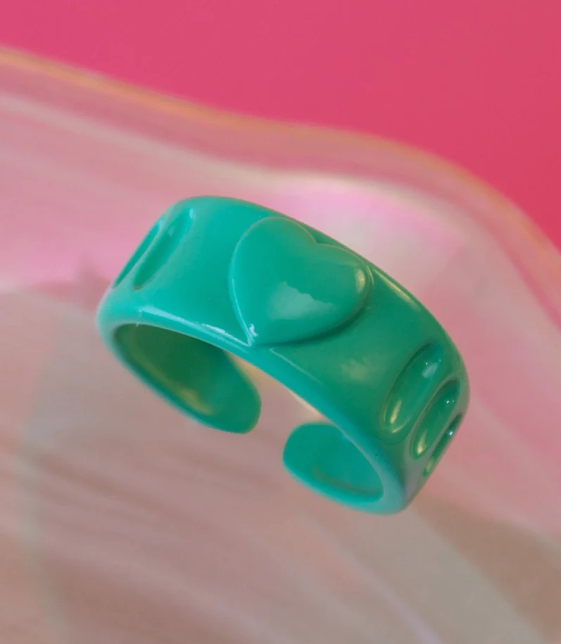 Lovestruck Ring (Mint/Emerald)