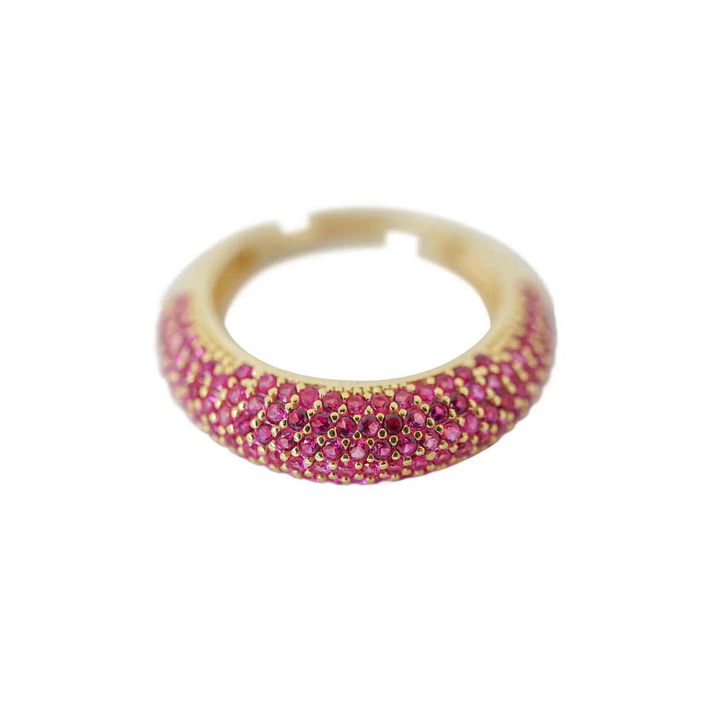 Crystal Ring (Hot Pink)