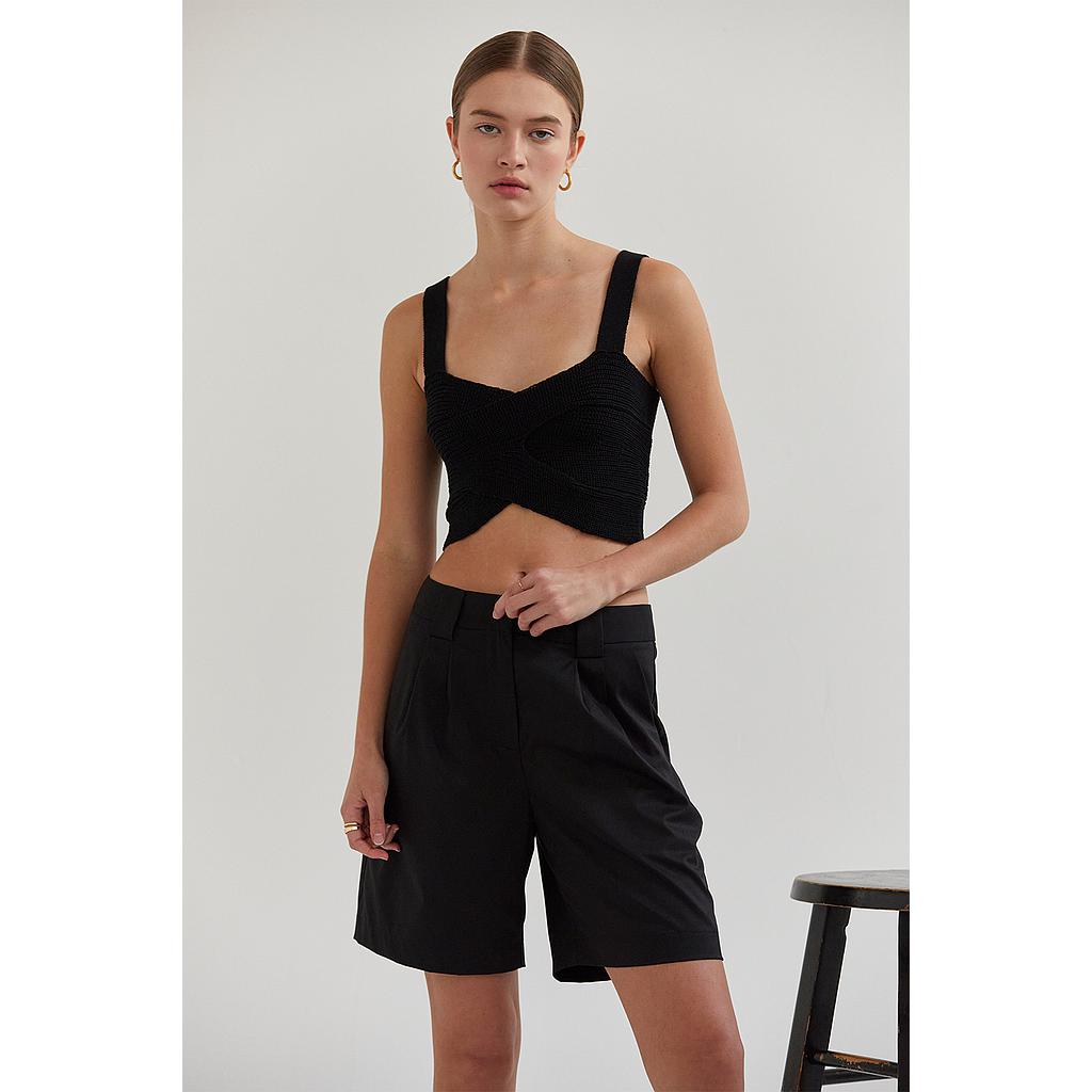 Cara Bermuda Shorts (Black)