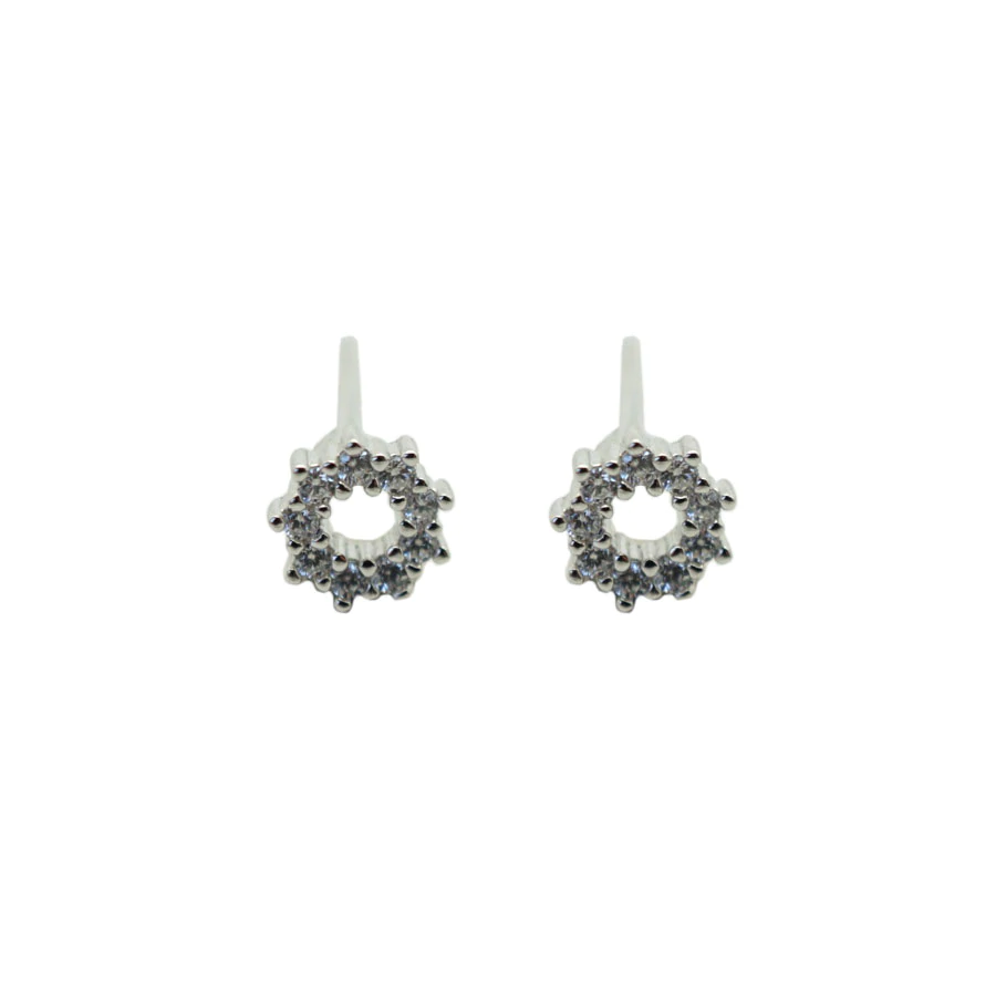 Open Circle Stud (Silver)