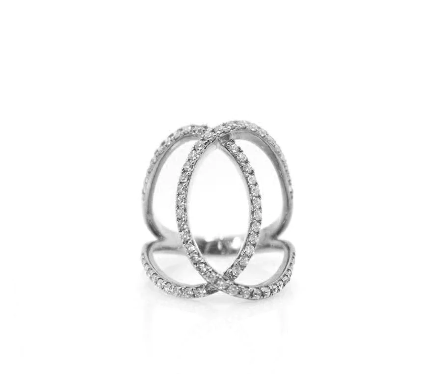 Brit Double Ring (Silver)