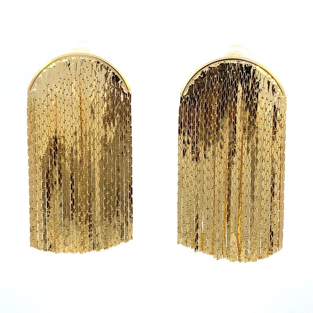 The Drama Fringe Earrings (Gold)
