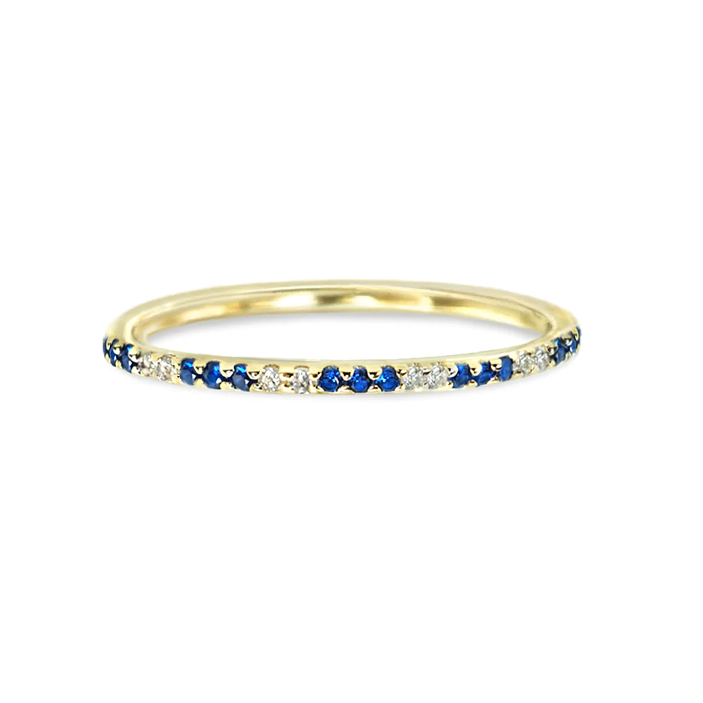 Eternity Ring (Blue and clear)