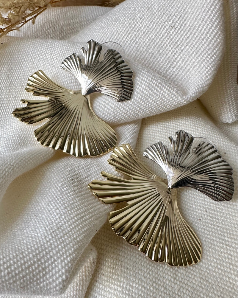 Anemona Silver&amp;Gold Earrings