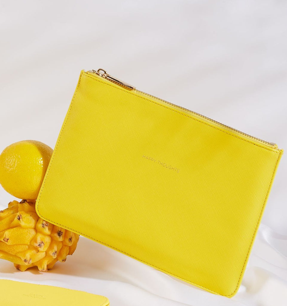 The Happy Thoughts Pouch (Yellow)
