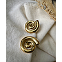 Gold Snail Earrings