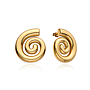 Gold Snail Earrings